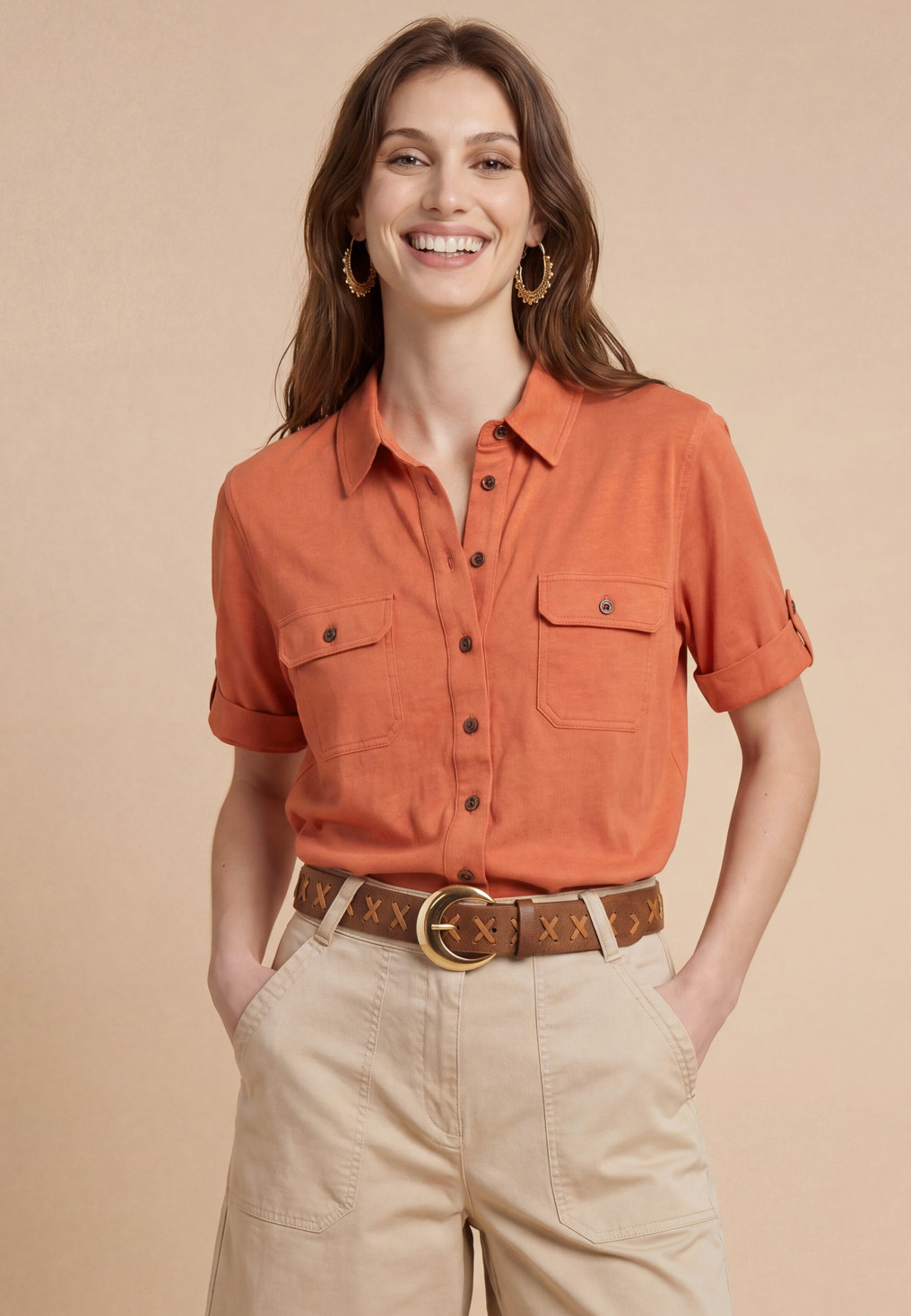 Semize Chemise Mc 55%lin 45%coton - Produits a traiter Antonelle