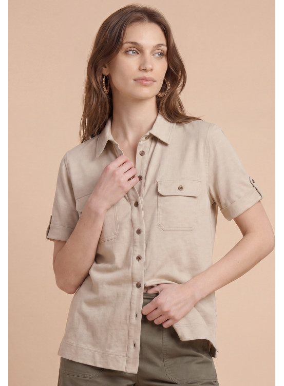 Semize Chemise Mc 55%lin 45%coton - Produits a traiter Antonelle