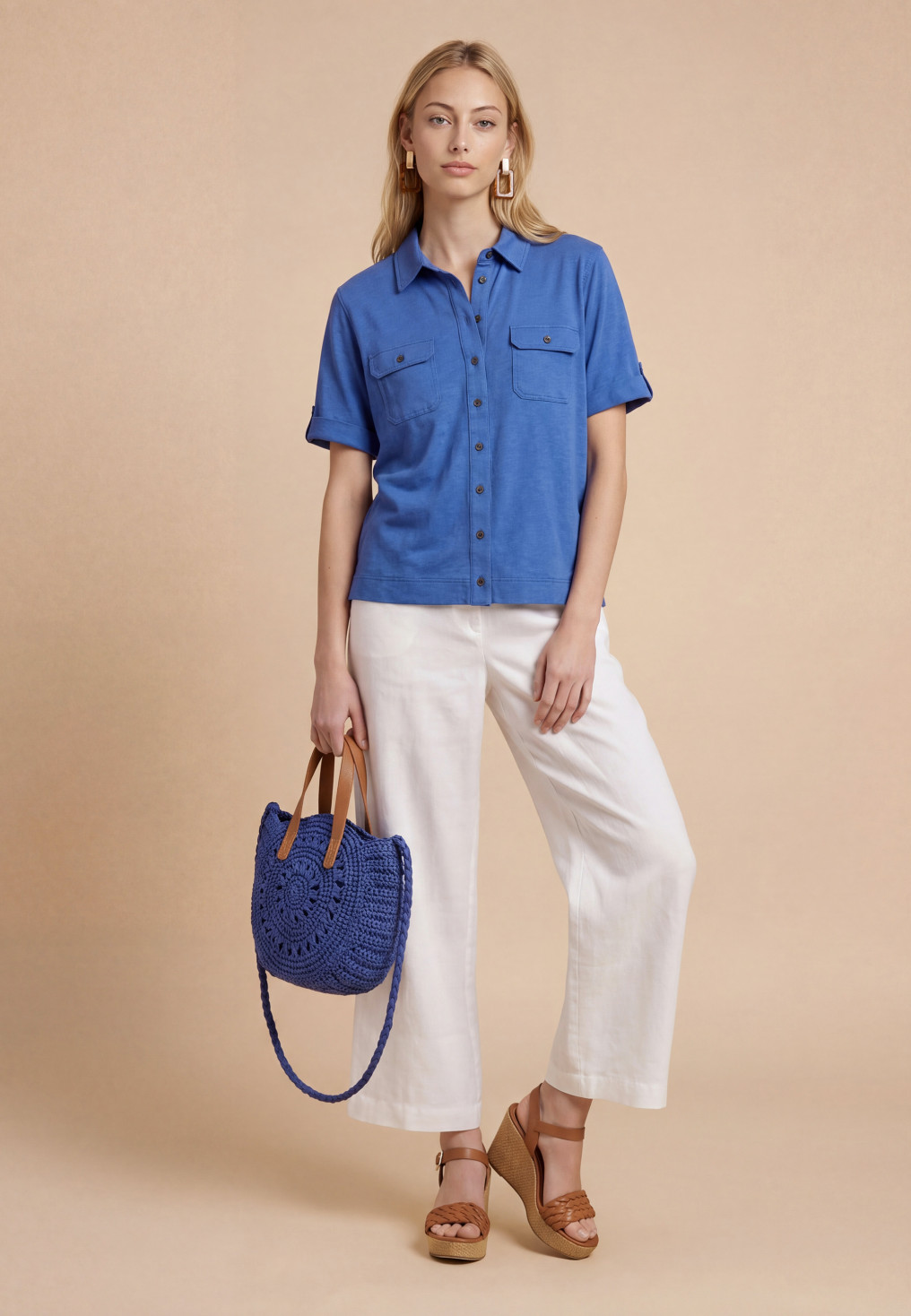 Semize Chemise Mc 55%lin 45%coton - Produits a traiter Antonelle