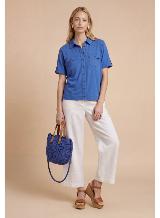 Semize Chemise Mc 55%lin 45%coton - Produits a traiter Antonelle