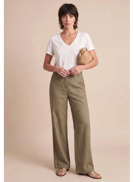 Sancho Pantalon Long 88%tencel 12%lin - Produits a traiter Antonelle