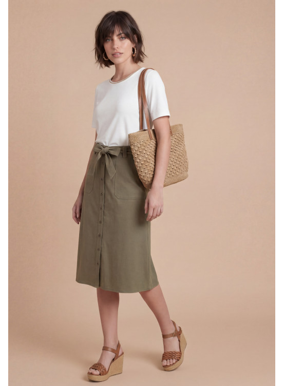Sancho Jupe Longue 88%tencel 12%lin - Produits a traiter Antonelle