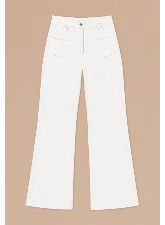 JEANS BOOTCUT - SYRACUSE - ECRU - Nouveautés Antonelle
