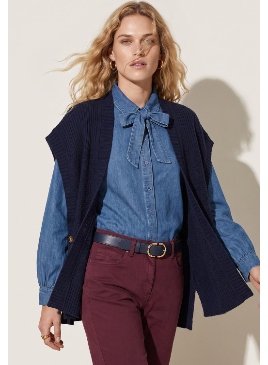 GILET CAPE - TRECAPY- MARINE
