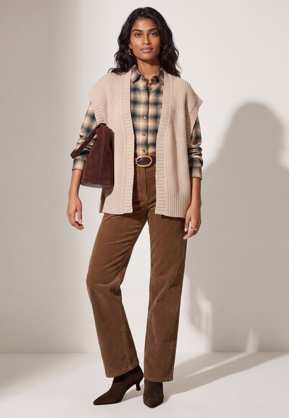 GILET CAPE - TRECAPY- NATUREL CHINE