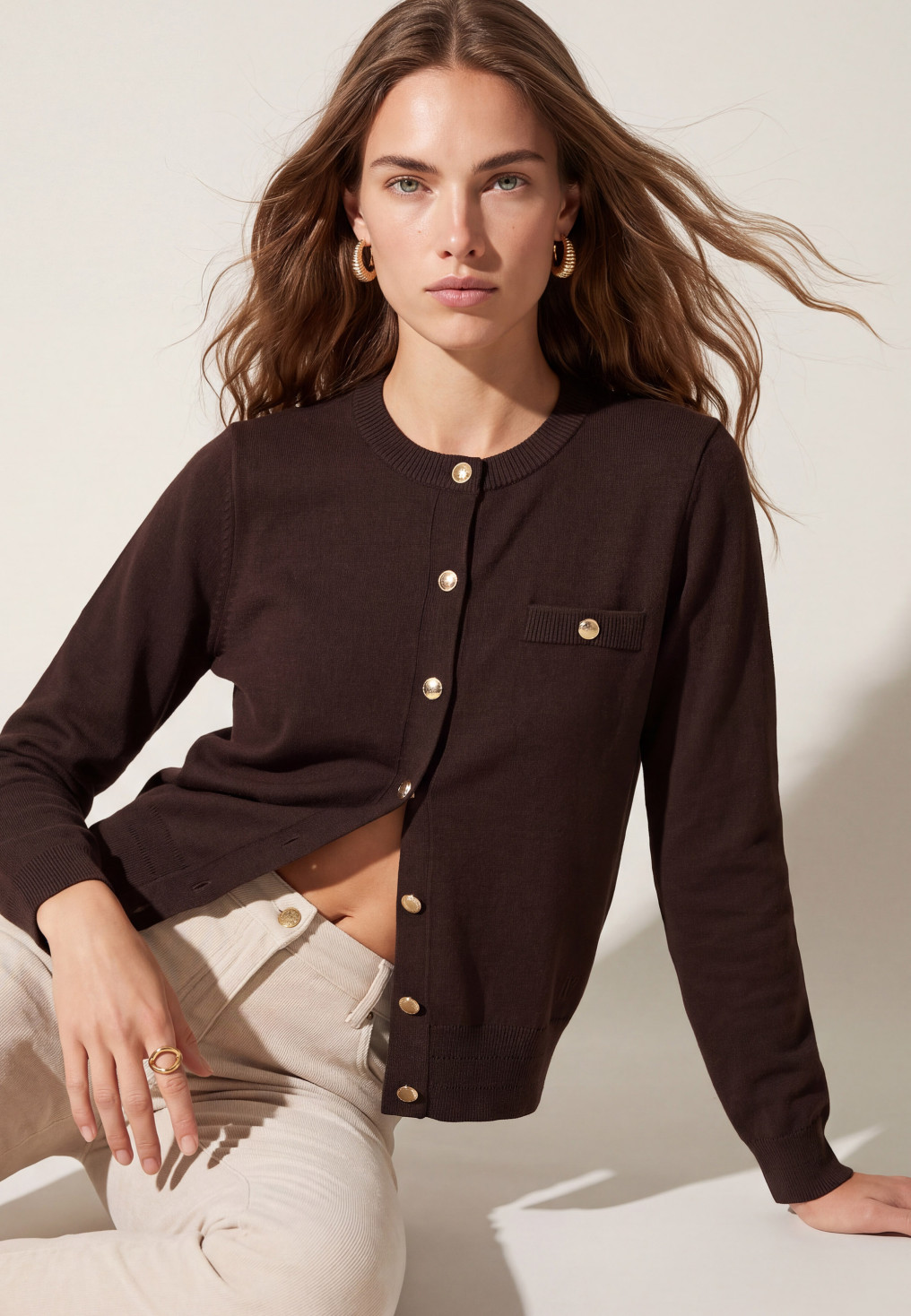 CARDIGAN - TAROT - CHOCOLAT