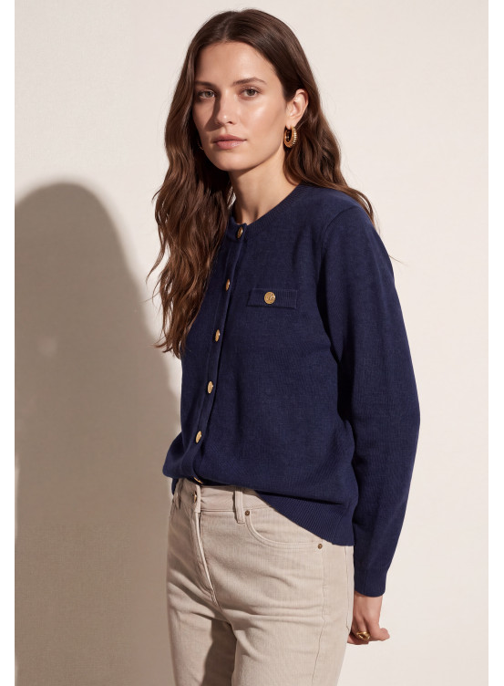 CARDIGAN - TAROT - MARINE