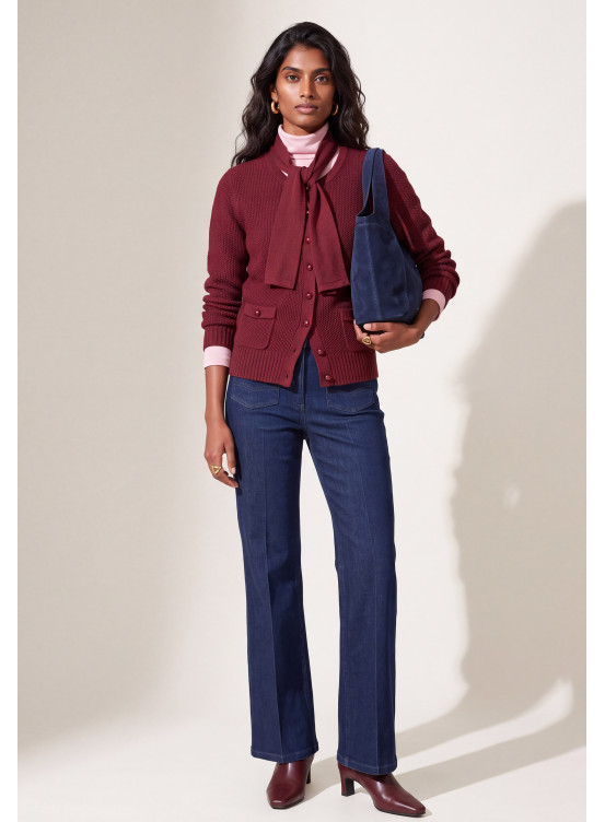 CARDIGAN - TABA - BERRY