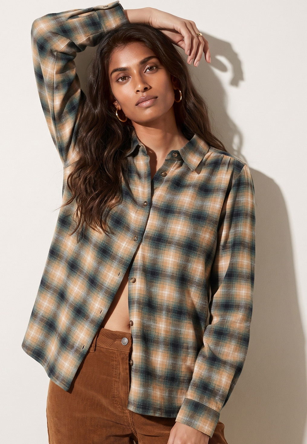 CHEMISE - TIRI - CHOCO/COLONIAL