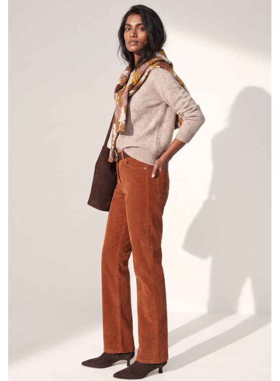 PANTALON VELOURS DROIT - TEMPA - POTIRON