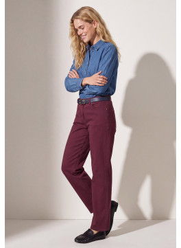 PANTALON DROIT - TUMI - BORDEAUX