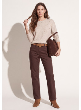 PANTALON DROIT - TUMI - CHOCO