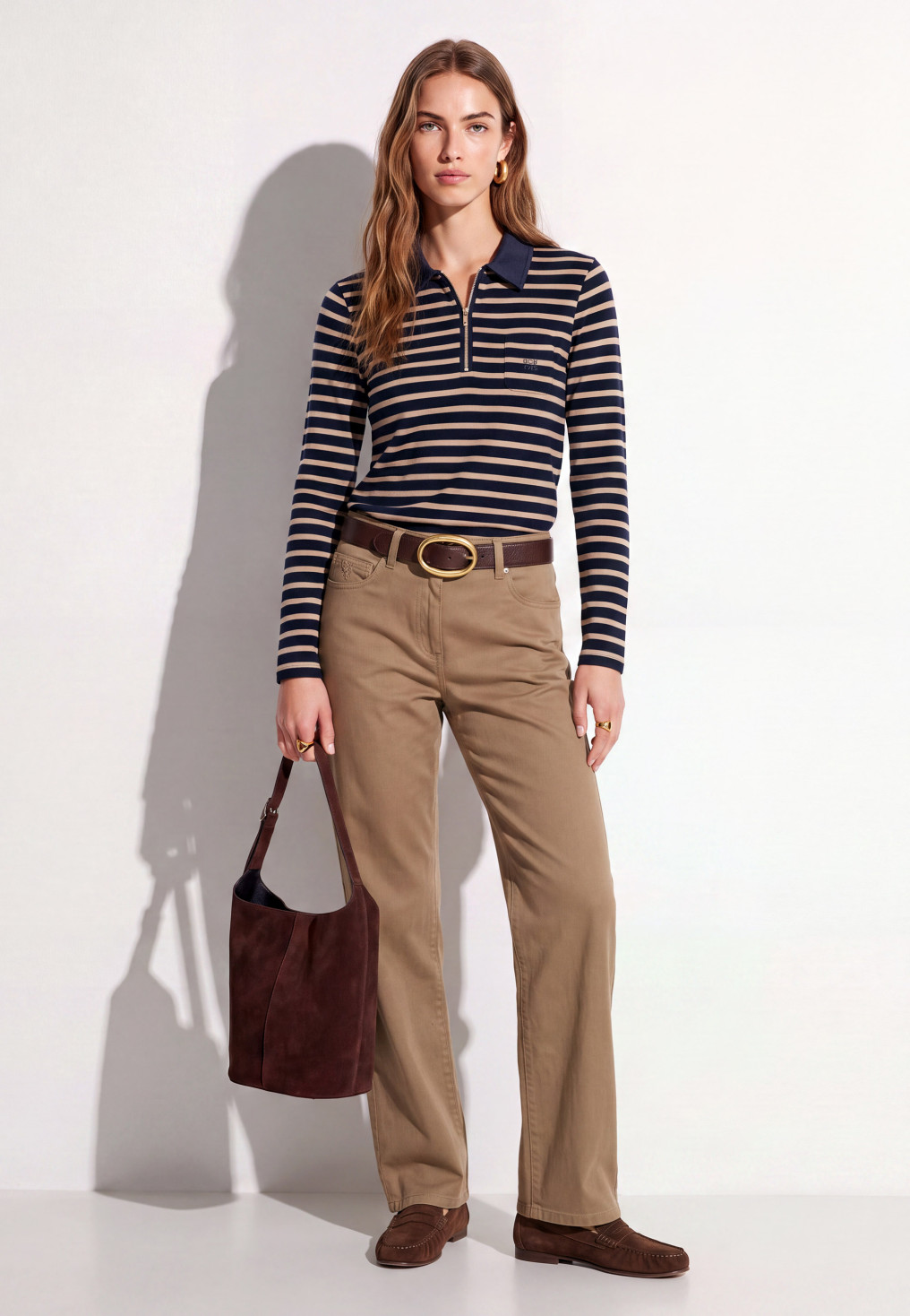 PANTALON DROIT - TUMI - CAMEL