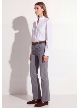 JEAN LARGE - TELLA - GRIS