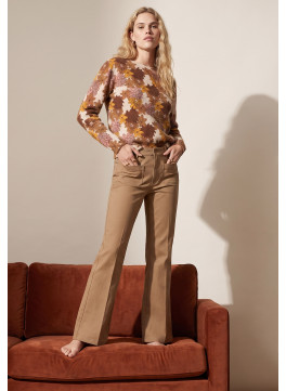 PANTALON BOOTCUT - TOFET - CAMEL