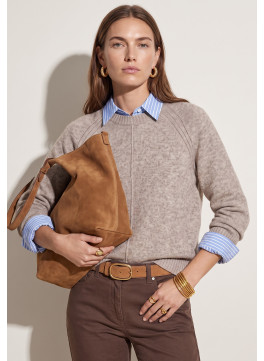 PULL - TAMTAM - TAUPE CHINE
