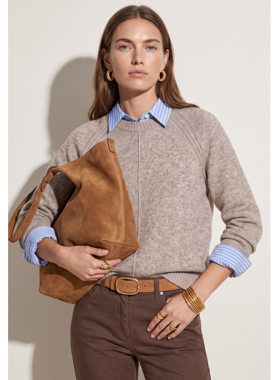PULL - TAMTAM - TAUPE CHINE