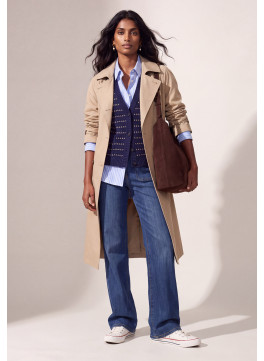 TRENCH LONG - SEIO - BEIGE - Nouveautés Antonelle