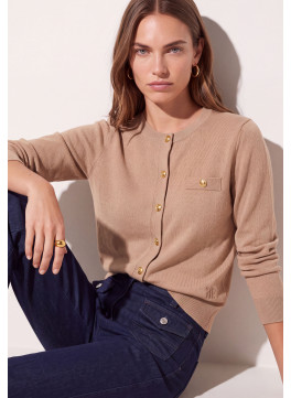 CARDIGAN - TAROT - CAMEL