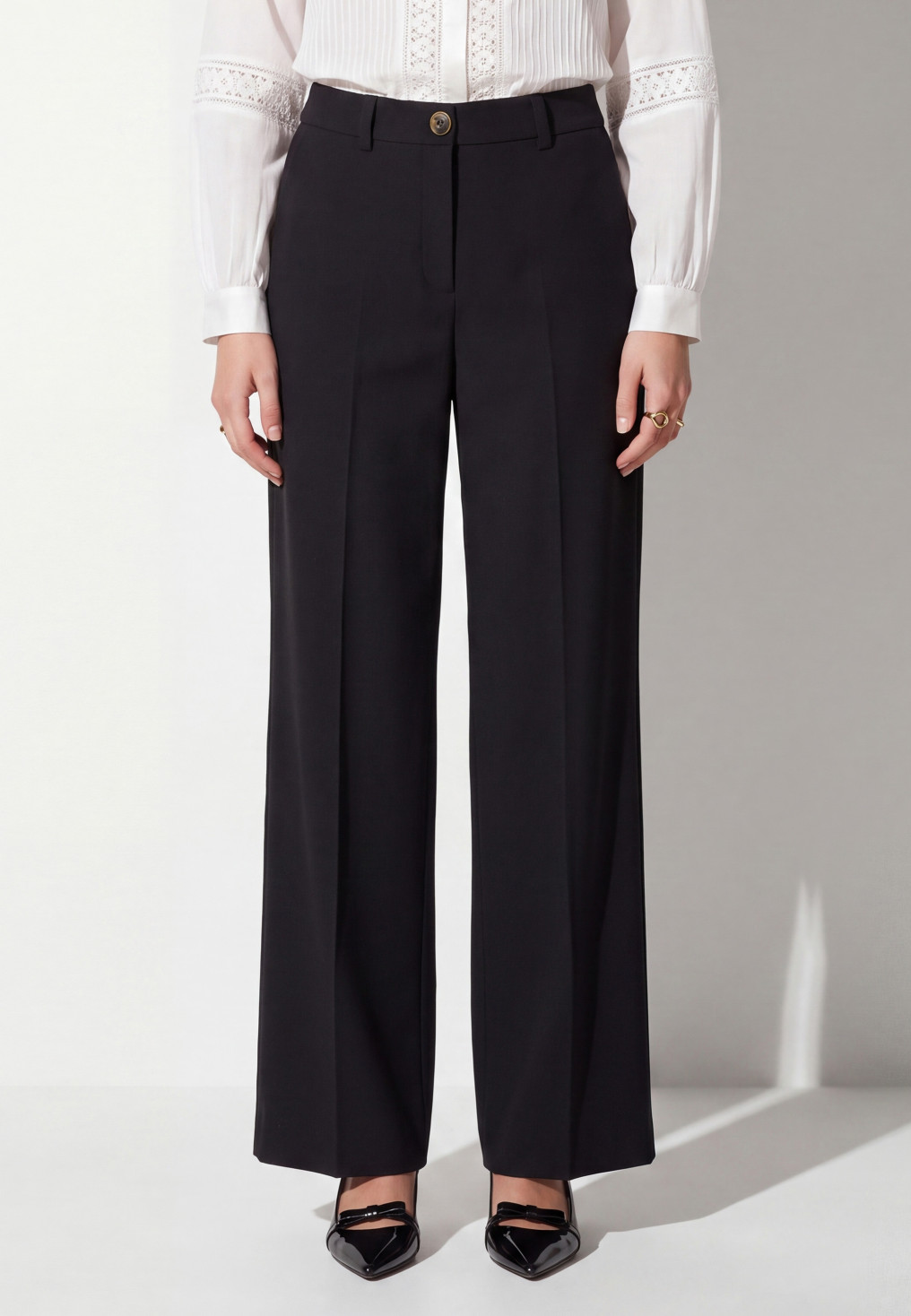 PANTALON LARGE - TOMAN - NOIR