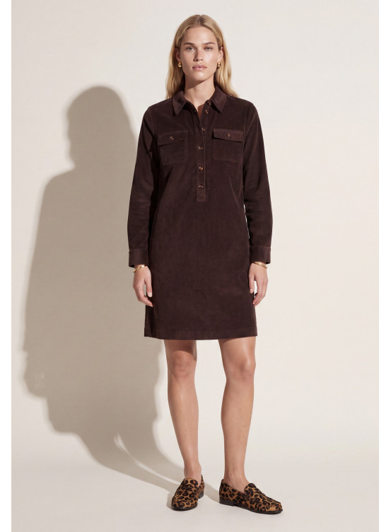 ROBE VELOURS - TOM - CHOCOLAT