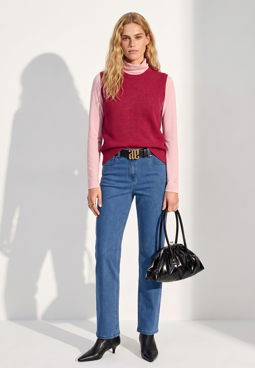 PULL SANS MANCHE - TROMPETTE - RUBIS