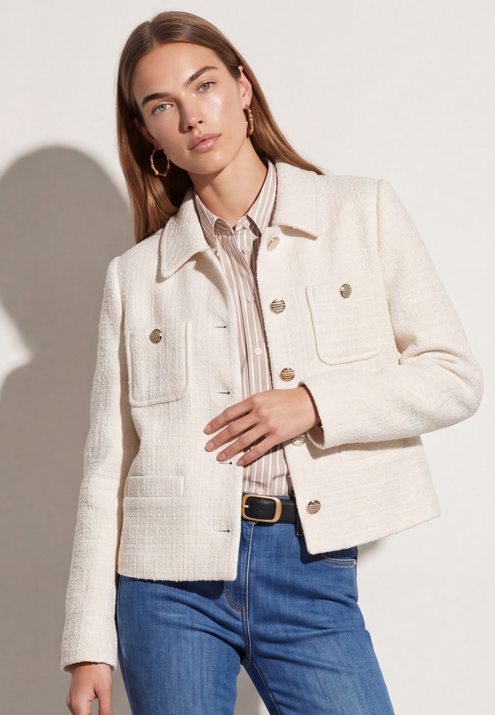 VESTE - TACHELO - ECRU
