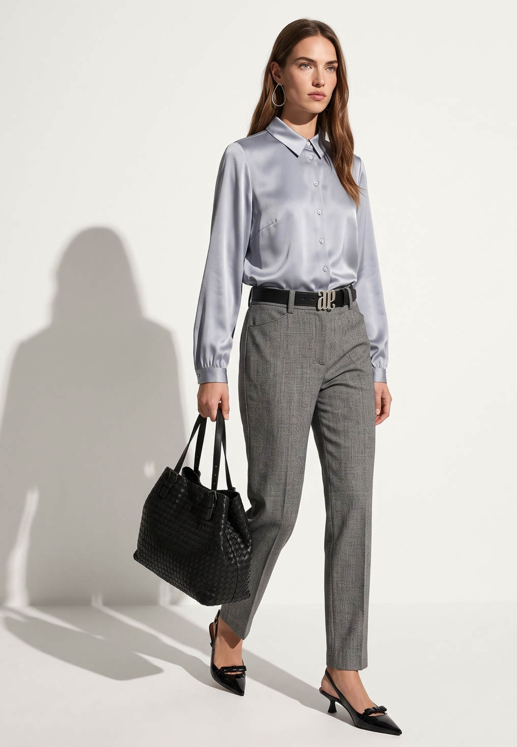 PANTALON 7/8EME - TODNARI - NOIR/ECRU