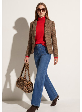 VESTE - TOMANA - CHOCOLAT/CAMEL