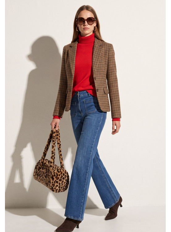 VESTE - TOMANA - CHOCOLAT/CAMEL