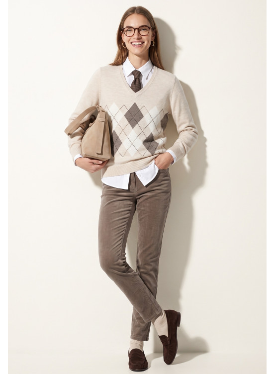 PULL JACQUARD - TILT - BEIGE CHINE ECRU