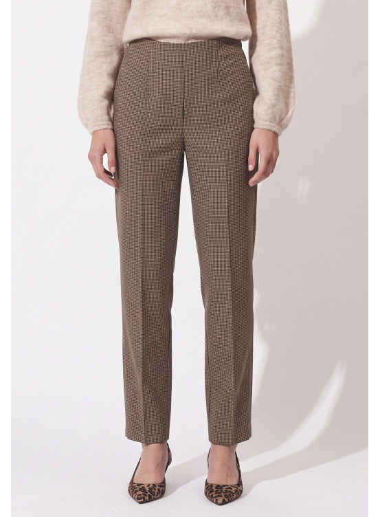 PANTALON 7/8EME - TEO - CAMEL/CHOCO