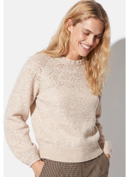 PULL - TANGO - ECRU CHINE