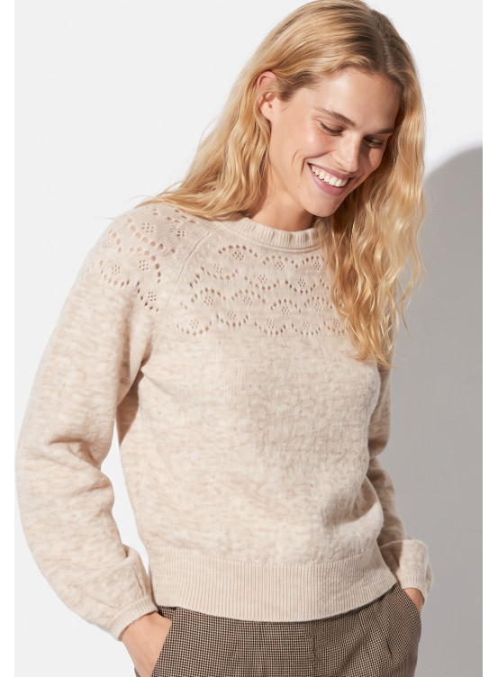 PULL - TANGO - ECRU CHINE
