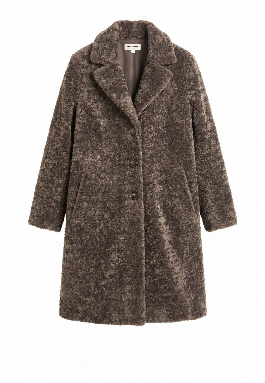 MANTEAU - TOSS - CHOCOLAT
