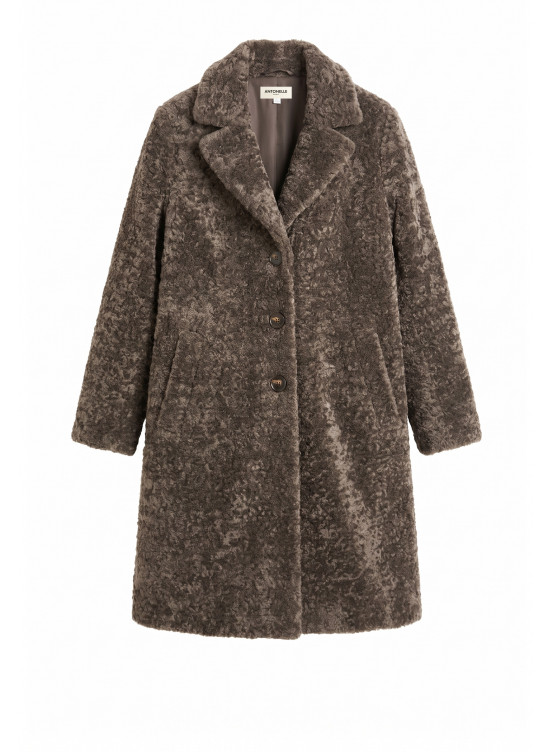 MANTEAU - TOSS - CHOCOLAT