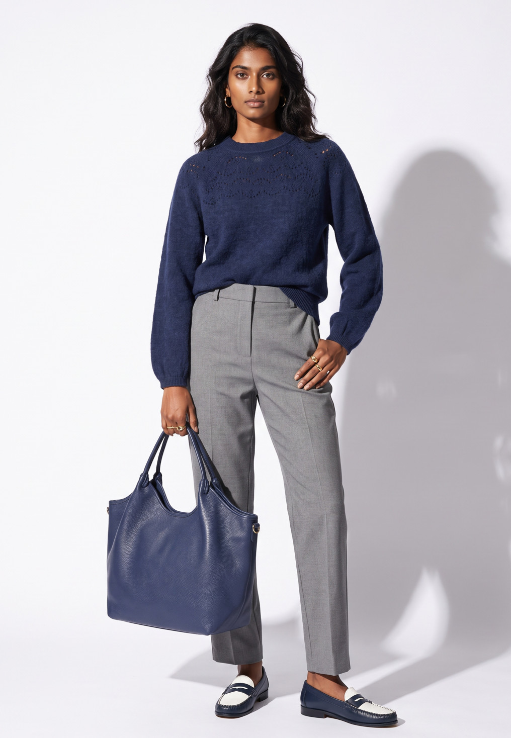 PANTALON 7/8EME - TOSARIO - ACIER