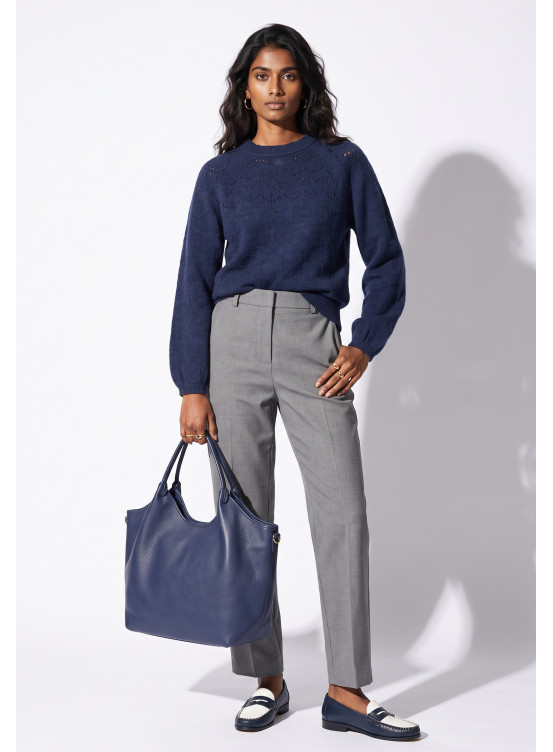 PANTALON 7/8EME - TOSARIO - ACIER