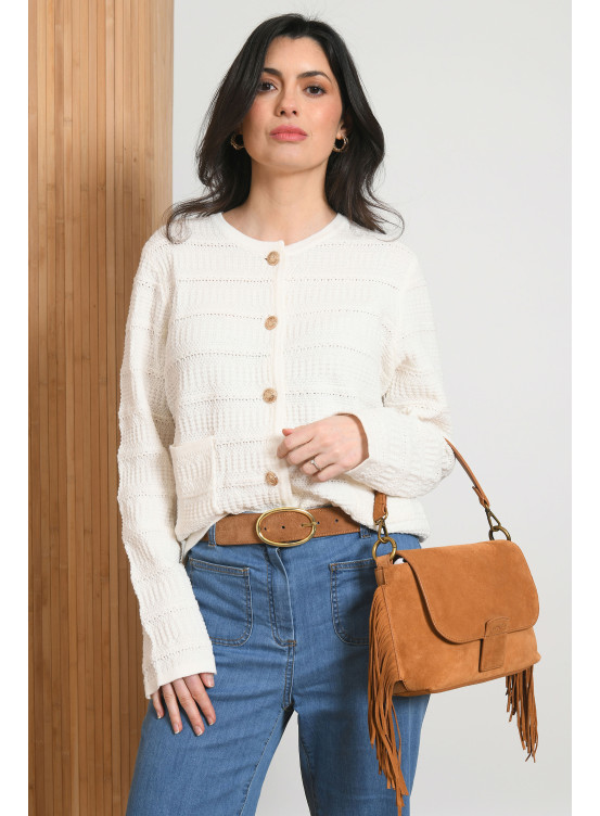 CARDIGAN - PIERO - ECRU - Antonelle