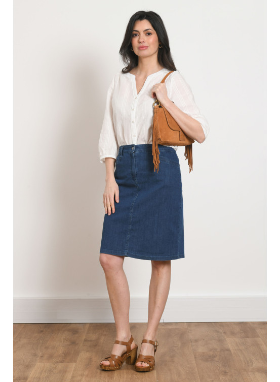 JUPE - POUBY - BLUE - Antonelle