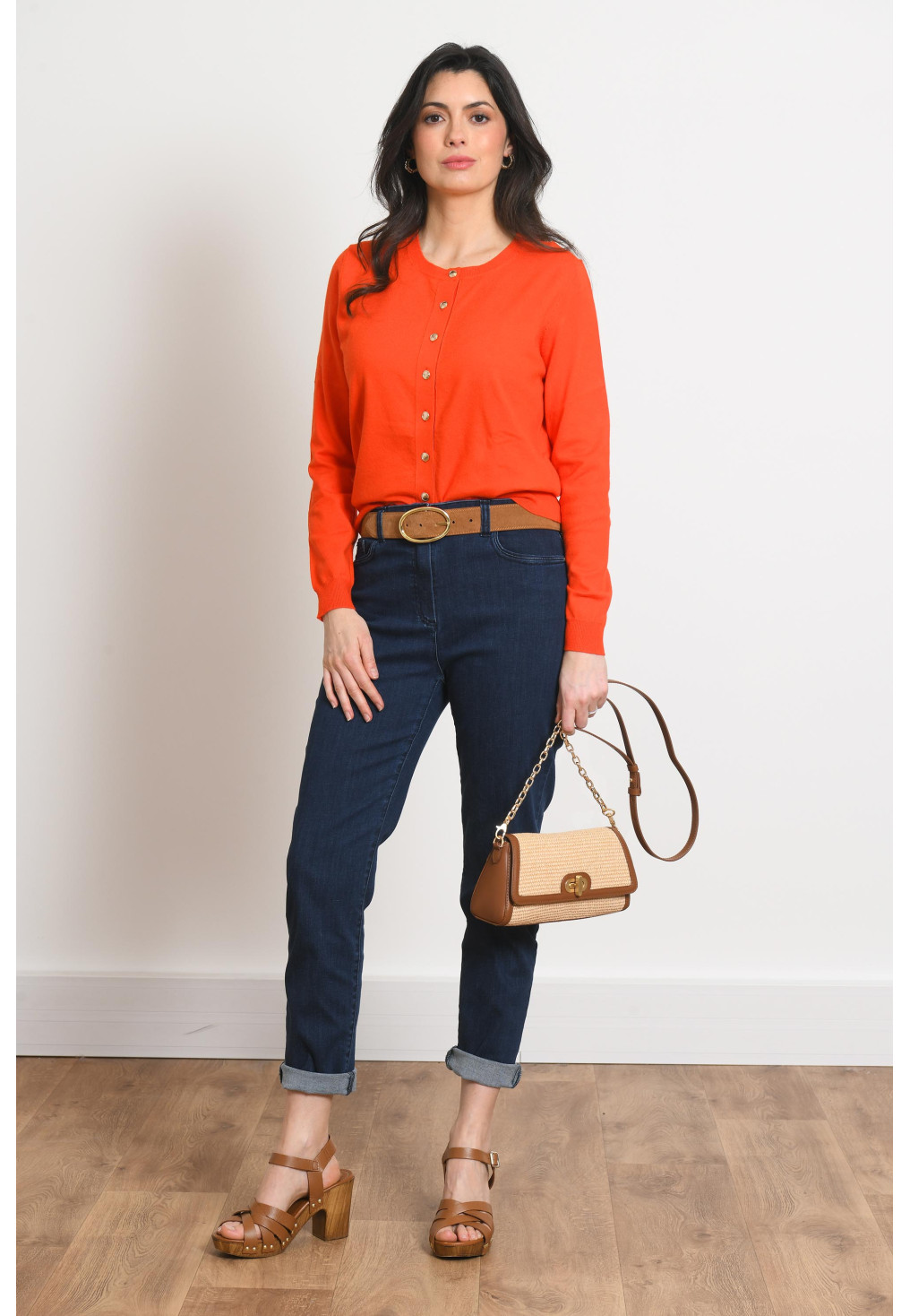 JEANS 7/8 SLIM - PHIS - MARINE - Antonelle