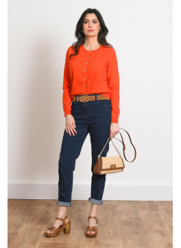 JEANS 7/8 SLIM - PHIS - MARINE - Antonelle