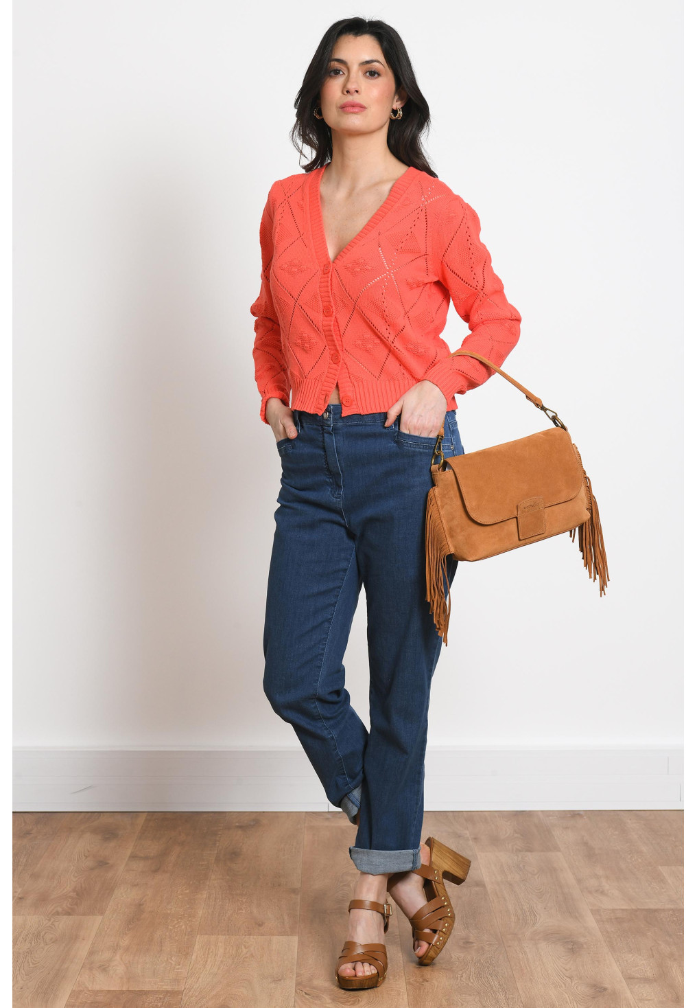 GILET - PRALINE - PECHE - Antonelle
