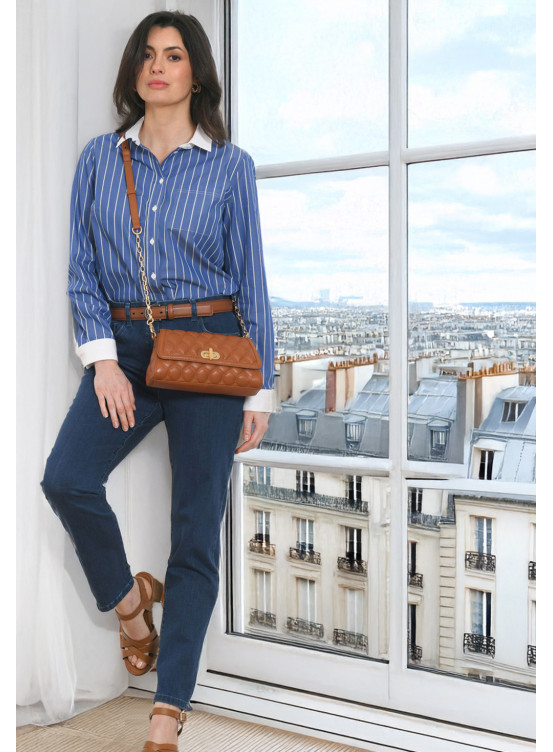 JEANS 7/8 SLIM - PHIS - BLEU - Antonelle