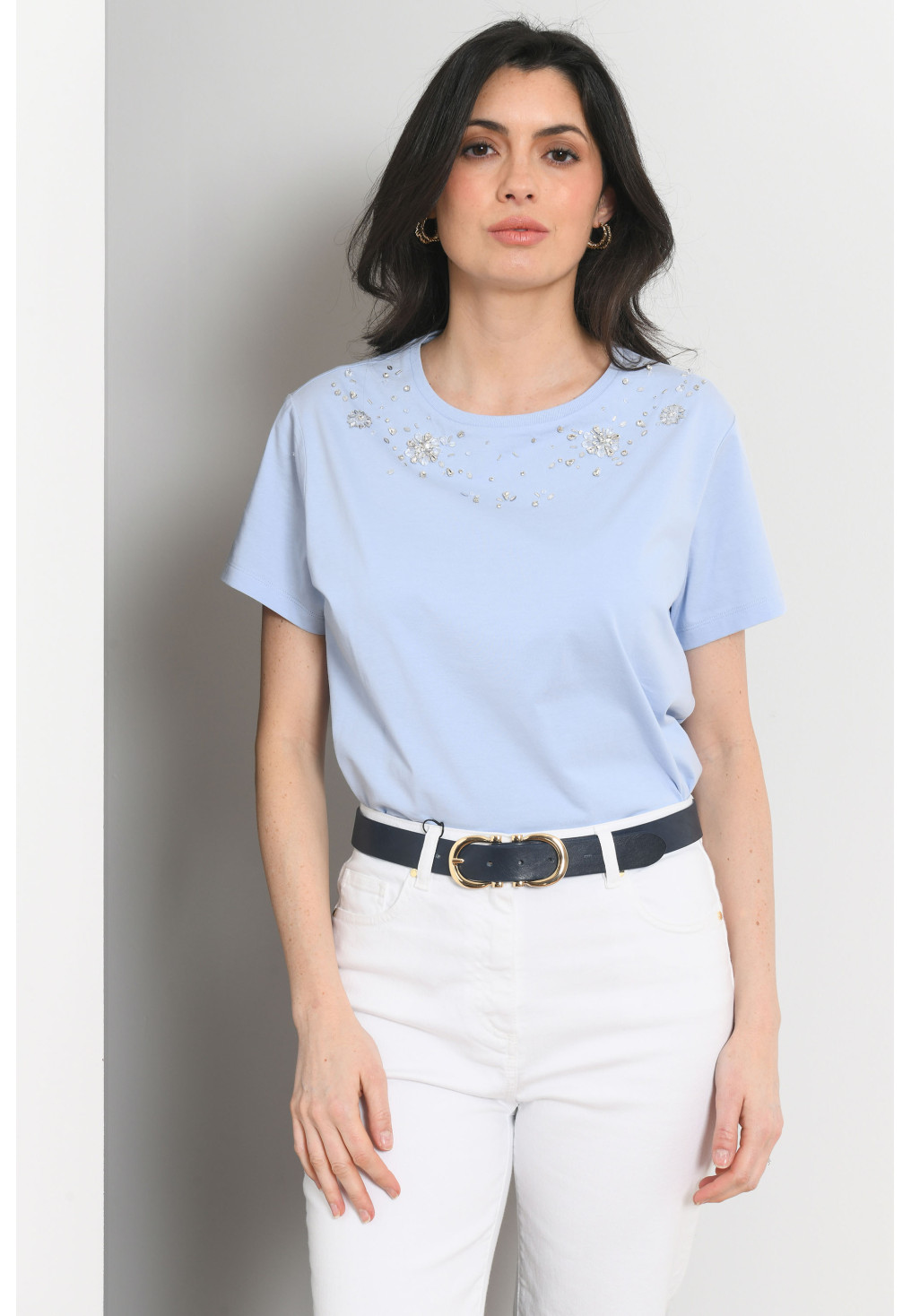 T-SHIRT - NARIGI - AZURO - Antonelle