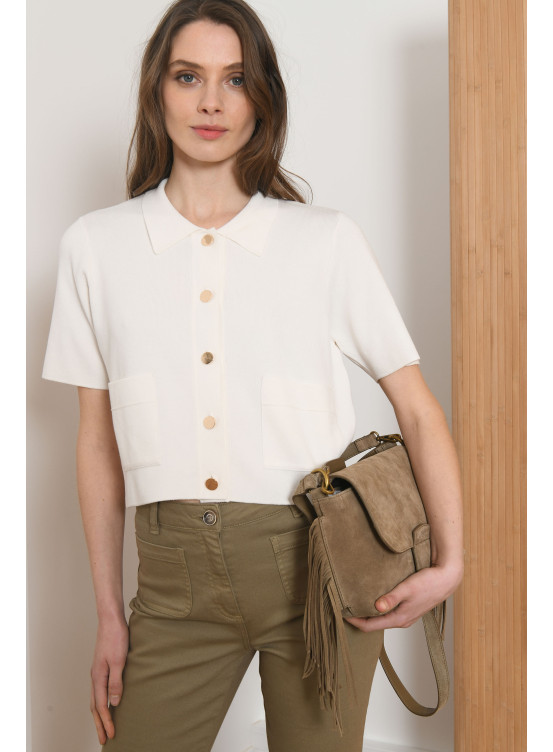 GILET - PTICOUR - ECRU - Antonelle