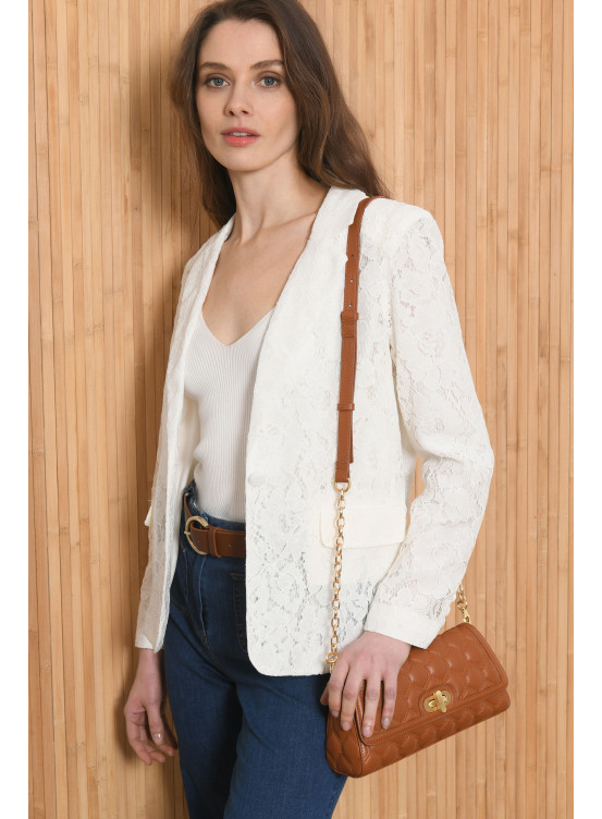 VESTE DENTELLE - PAMPA - ECRU - Antonelle