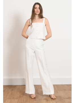PANTALON - PRECIEUSE - ECRU - Antonelle