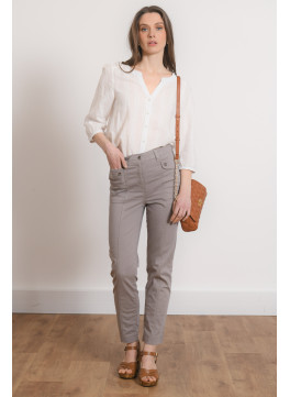 PANTALON 7/8E - MACARENA - TAUPE - Antonelle