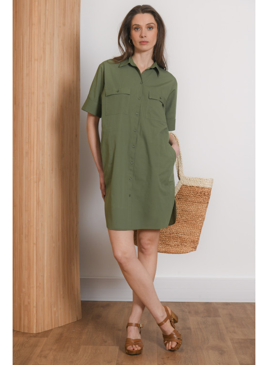 ROBE - MEUDON - KAKI - Antonelle